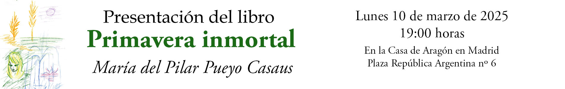 Presentación PRIMAVERA INMORTAL