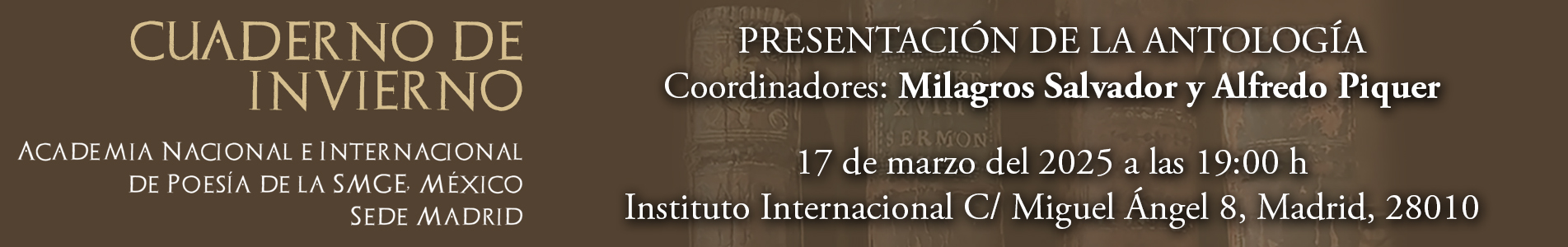 Presentación CUADERNO DE INVIERNO