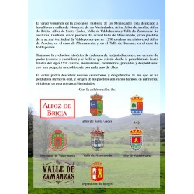 Los alfoces de Arreba, de Bricia y de Santa Gadea. Los valles de Bezana y de Zamanzas.