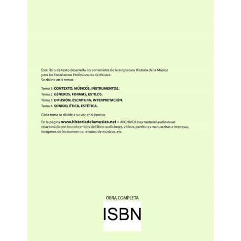 Historia de la música para conservatorios Actividades