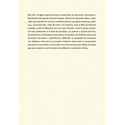 Cuestionar conceptos históricos