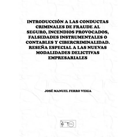 Introducción a las conductas criminales de fraude al seguro, incendios provocados, falsedades instrumentales o contables y cibercriminalidad