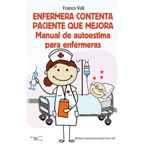 Enfermera contenta paciente que mejora