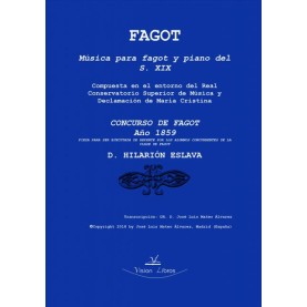 Concurso de fagot. Año 1859